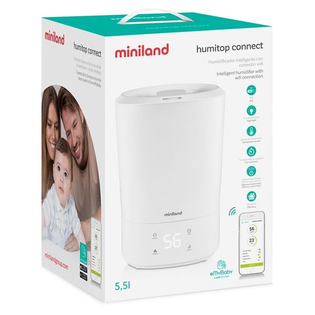 Humidificador de esencias Miniland Humitop Connect Blanco