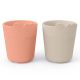 KIDDISH VASO 2-PACK CROCO ARENA/CORAL