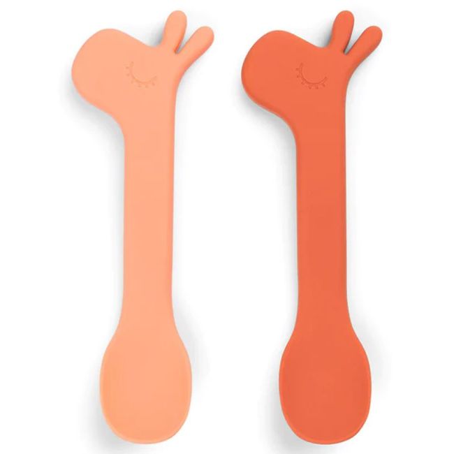 CUCHARA DE SILICONA 2-PACK LALEE PAPAYA