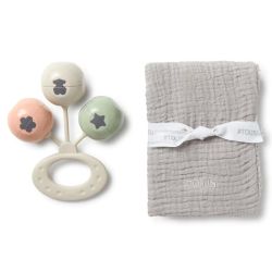 Set de Regalo Sonajero + Muselina Pequeña 0-36 meses