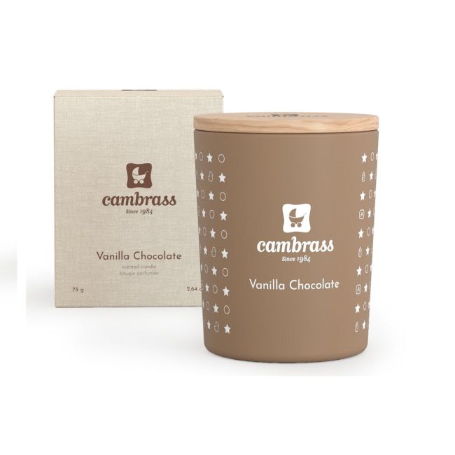 Candela aromática 10 Cl Star Vanilla Chocolate 5.5X5.5X6.5 Cm CAMBRASS - 1