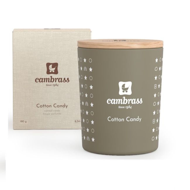 Candela aromática 25 Cl Star Cotton Candy 7.5X7.5X9 Cm CAMBRASS - 1