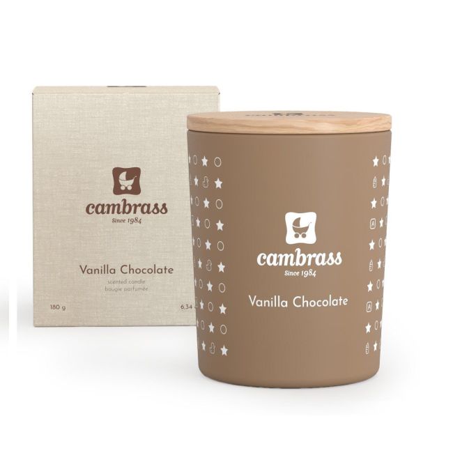Candela aromática 25 Cl Star Vanilla Chocolate 7.5X7.5X9 Cm CAMBRASS - 1