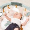 Gimnasio para bebés Nattou Manta de actividades con arco acolchado Plus  Luna&Axel verde/beige