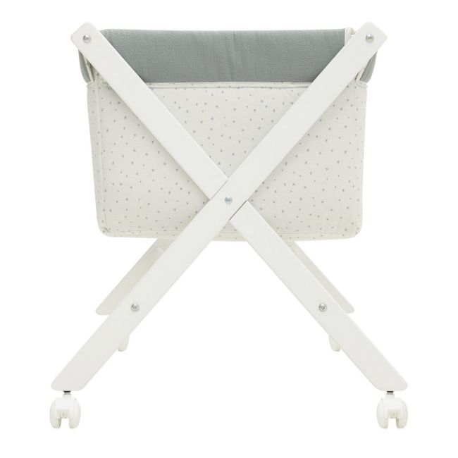 Minicuna Tijera Madera Magia Verde/Blanco 55X87X74 Cm
