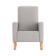 Sillon De Lactancia Liso E Gris 70X70X104 Cm