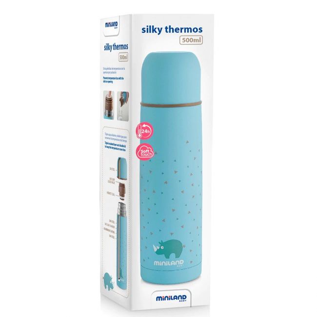 Termo para Líquidos Miniland Baby Silky Thermos Azul (500 ml.)