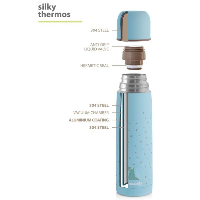 Termo para Líquidos Miniland Baby Silky Thermos Azul (500 ml.)