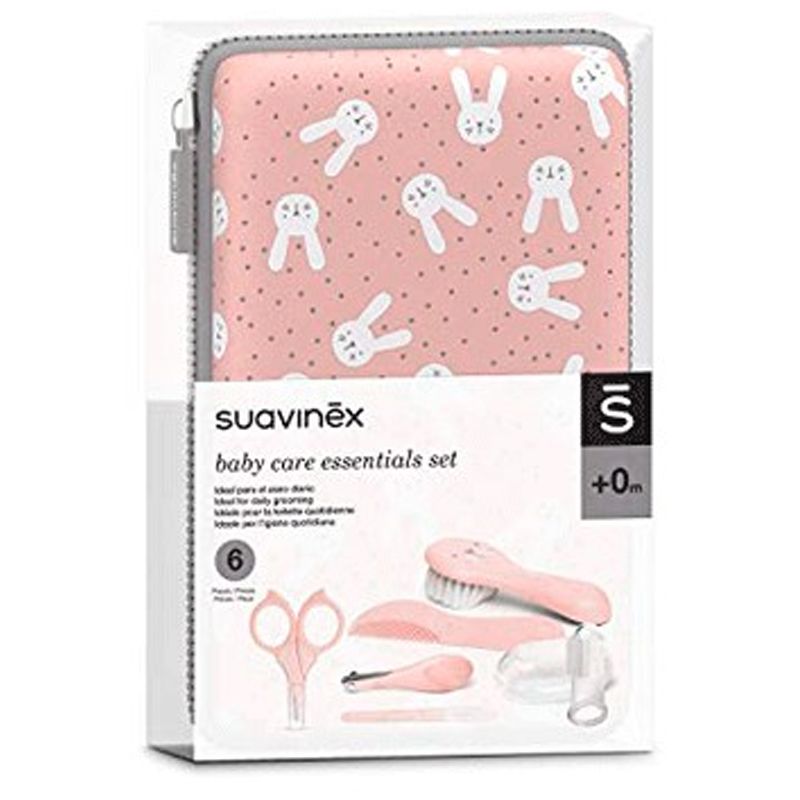 Suavinex set de manicura bebé Hygge Baby rosa (+0 M)