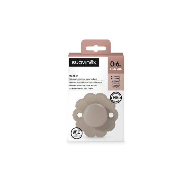 CHUPA O WONDER SX PRO SILICONE 0M/6M GREY CLOUDS