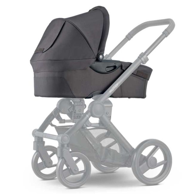 EVO CARRYCOT STONE GREY DARK BROWN