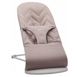 Hamaca Bliss BabyBjörn, Tejido Woven, Acolchado Pétalo Gris Arena