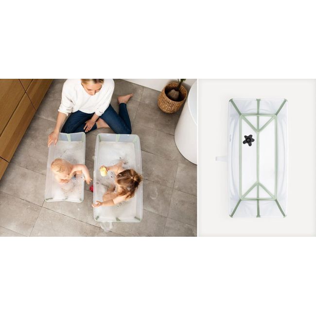 Bañera Plegable Stokke Flexi Bath XL Verde Transparente