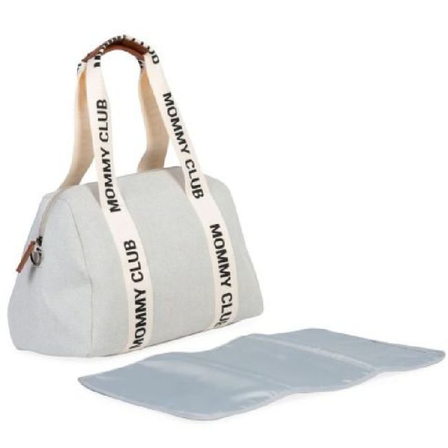 Bolso Mommy Club Signature Blanco Roto