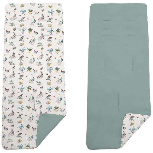 Colchoneta Reversible Estampada Pitusas - Verde