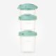 Set 3 Contenedores Alimentacion - Menta