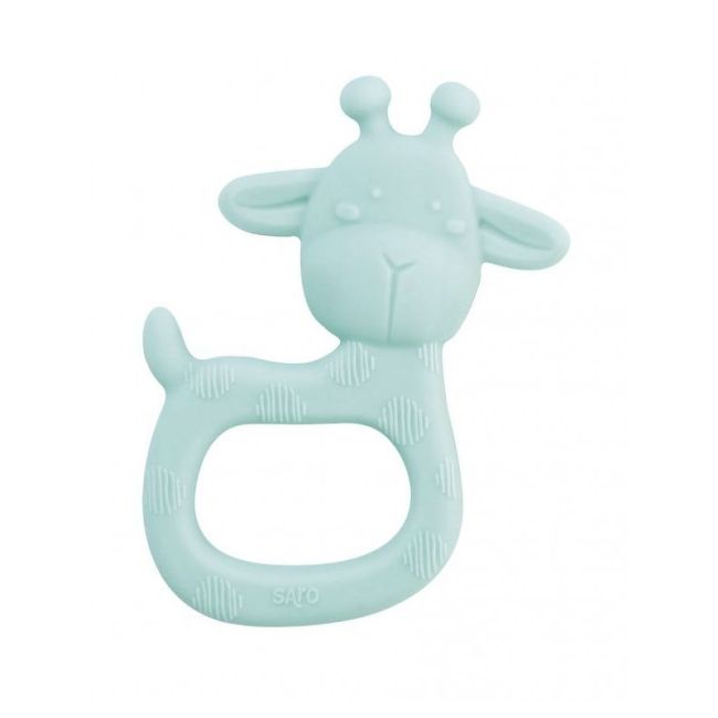 Mordedor De Silicona Giraffe Party Menta
