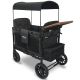 Cochecito Cuadruple Wonderfold W4 Luxe Premium - Negro Volcanico