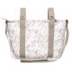 Bolso Crossbody + Cambiador Bimbidreams Estampado Niza - Blanco/Lila
