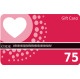 Tarjeta regalo 75