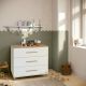 Cómoda Tres Cajones - Blanco/Madera Micuna MICUNA - 2