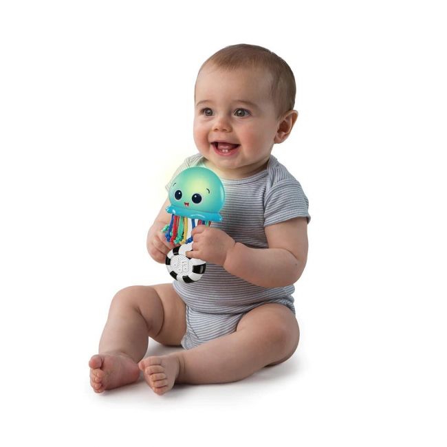 Sonajero Medusa Luminosa Baby Einstein Ocean Glow Sensory Shaker