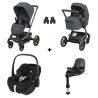 Pack Carrito Maxi-Cosi Fame Twillic Graphite y Portabebé Pebble 360 Pro