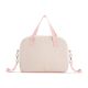 Bolso Maternal Prome Lino Rosa 18X41X31 Cm