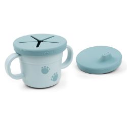 FOODIE TAZA C/ASAS Y SNACKS ELPHEE AZUL
