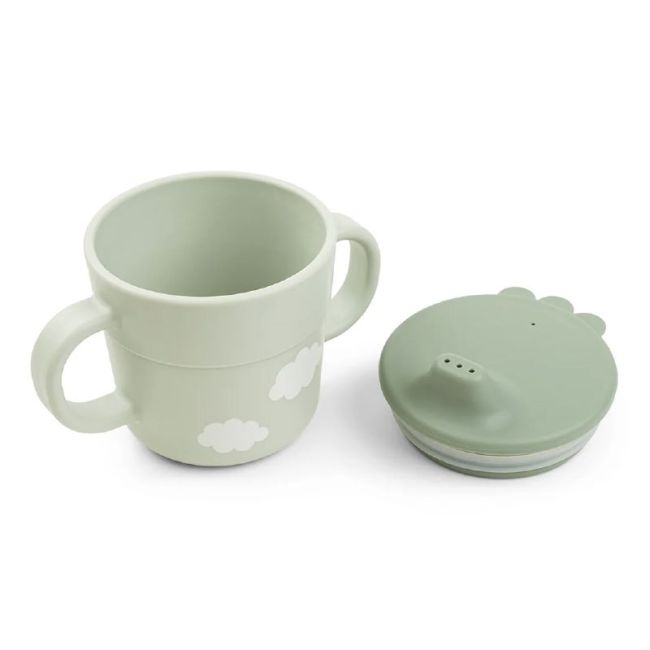 Set Vajilla Foodie First Meal Happy Clouds - Verde