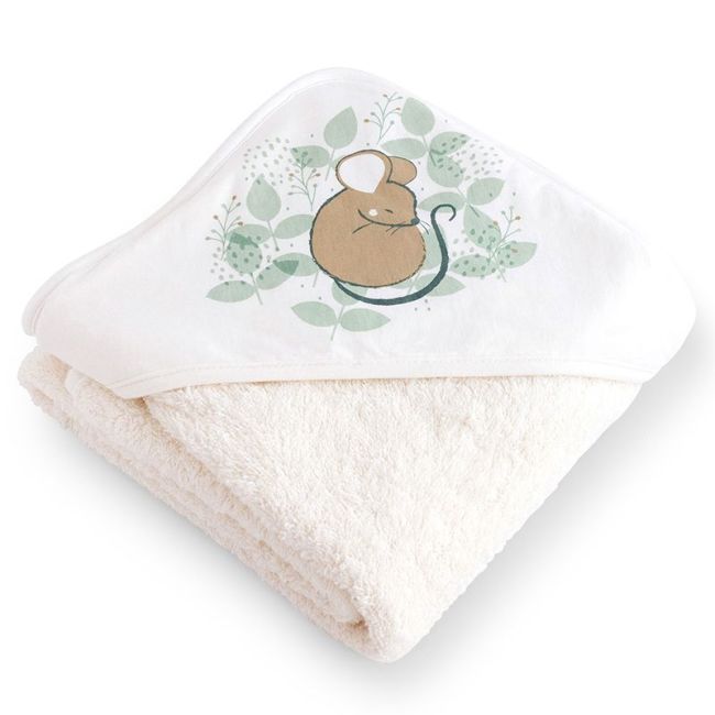 CAPA DE BAÑO 1X1 SERIGRAFIA SPRING COTTAGE HUNTER GREEN