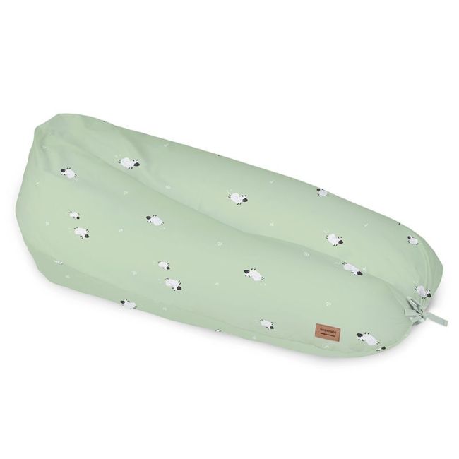 ALMOFADA MATERNAL XL JERSEY FUNNY FARM MENTA