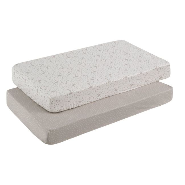 Bajera Cuna 60 Pack 2 ud. 60X120X17 Cm Abete Beige