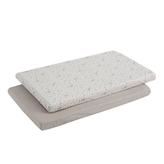 Bajera Minicuna Pack 2 ud. 50X82X10 Cm Abeto Bege
