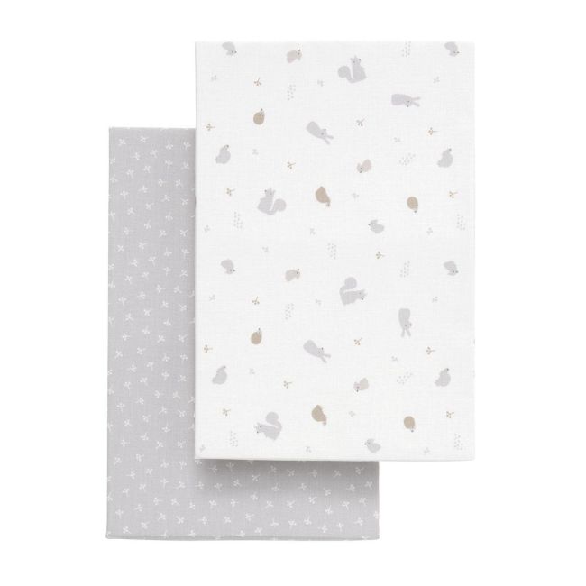 Bajera Minicuna Pack 2 ud. 50X82X10 Cm Ardi Cinza