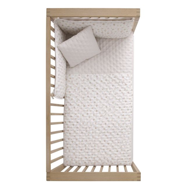 Juego 2 Piezas Colcha I-V. Cuna 60 Branch Beige 60X120X3 Cm