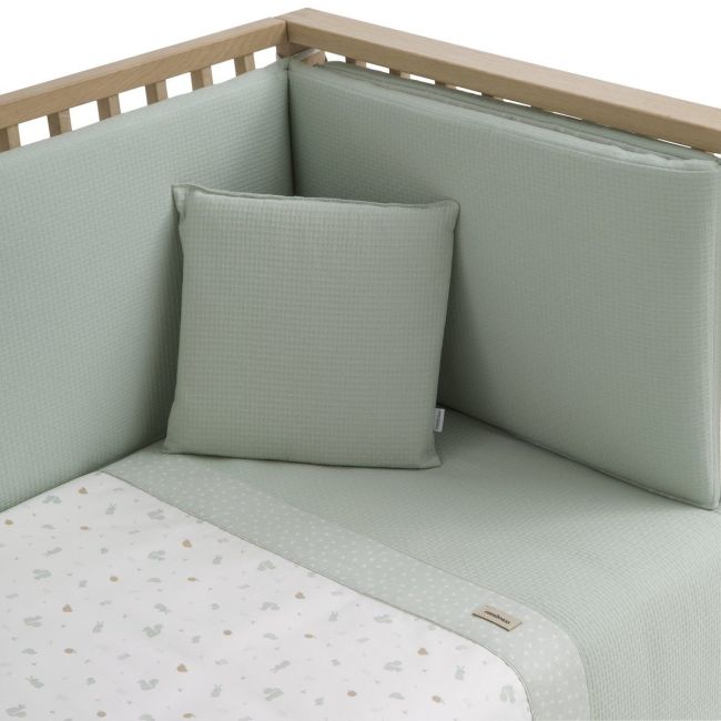 Juego 2 Piezas Funda Nordica Cuna 70 Ardi Verde 110X170X3 Cm
