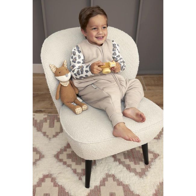 Pijama Sin Mangas Forrado Punto Tog 2.0 80 Cm Me-Slub Greige