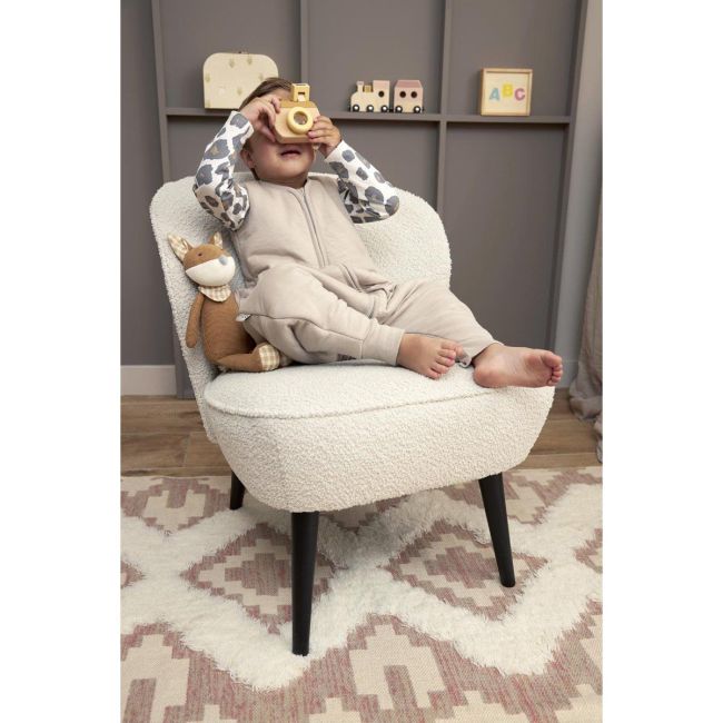 Pijama Sin Mangas Forrado Punto Tog 2.0 80 Cm Me-Slub Greige