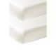 Sabana Bajera Ajustable Cuna 60 Pack 2 60X120 Cm Me-Uni Off White