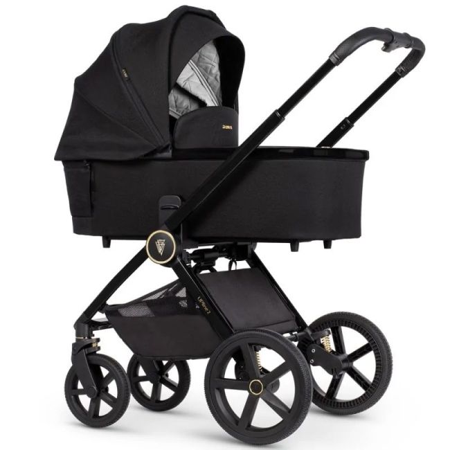 2W1 TINUM UPLINE 2 ALL BLACK (CHASSIS/ SEAT UNIT/ CARRYCOT)
