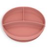 Plato con Divisiones Silicona Rosa