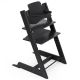 Trona Stokke Tripp Trapp Negra con Baby Set