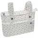 Bolso Panera Zoe Estampado Forro Impermeable Blanco