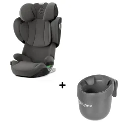Silla de Coche Cybex Solution T I-Fix Mirage Grey + Portavasos