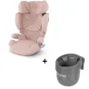 Silla de Coche Cybex Solution T I-Fix Plus Peach Pink + Portavasos