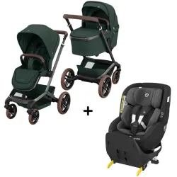Pack Carrito Maxi Cosi Fame Twillic Green + Mica Pro Eco de Regalo
