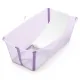 Bañera Plegable Bebé Flexi Bath Lavender + Soporte Regalo