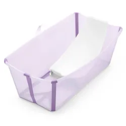 Bañera Plegable Bebé Flexi Bath Lavender + Soporte Regalo
