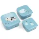 Cajitas Snack Tiny Farm Azul 3uds